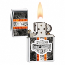 Zippo aansteker Harley-Davidson Logo Fusion highpolish