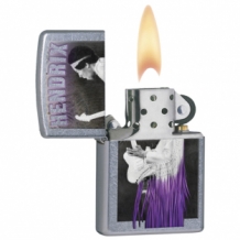 Zippo aansteker Jimi Hendrix 60003132 street chroom