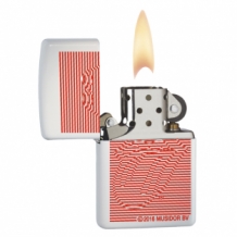 Zippo aansteker Rolling Stones Logo mat wit