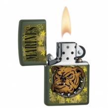 Zippo aansteker U.S. Marines Mascot