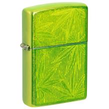 Zippo aansteker Cannabis Leaves Design