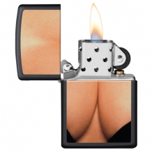 Zippo aansteker Sexy Close Up open