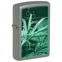 Zippo aansteker THC Cannbis Design