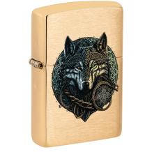 Zippo aansteker Wolf Warrior Design