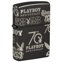 Zippo aansteker Playboy 70th Anniversary Lighter zijkant