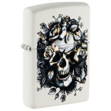 Zippo aansteker Skull and Roses Design