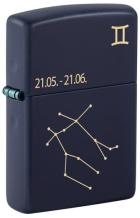 Zippo aansteker Zodiac Gemini Design