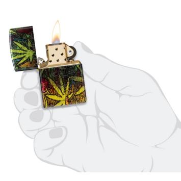 Zippo aansteker Weed