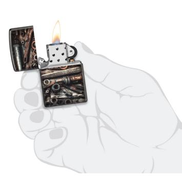 Zippo aansteker grootte