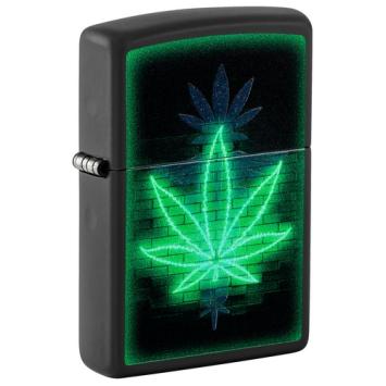 Zippo aansteker Glowing Leaf Design