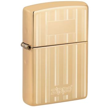 Zippo aansteker Streep Design met vakje