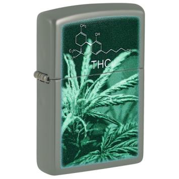 Zippo aansteker THC Cannbis Design